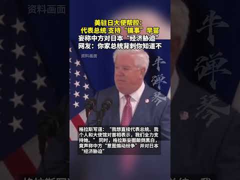 Falsely Claiming That China Was Economically Coercing Japan 代表总统支持 搞事 早苗 谁背刺了谁 名场面