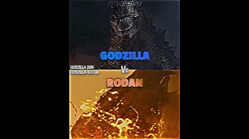 Godzilla vs Rodan #godzillakingofthemonsters #vsbattle #vsedit #wisedit #wis #rodan #whoisstronger