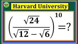 Harvard University Entrance Interview Math Trick | Can you solve this