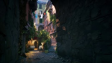 Italian alley | Unreal Engine 4