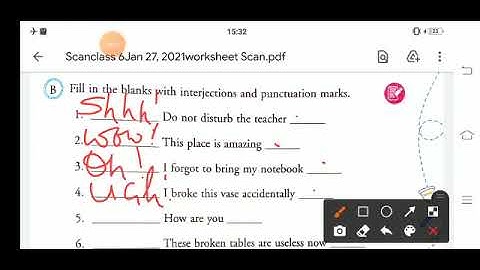 Class 6 English Language Punctuation and Capital Letters