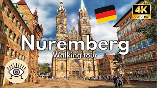 Nuremberg, Germany 'Walking Tour' (4k Ultra HD 60fps) – Walk with subtitles