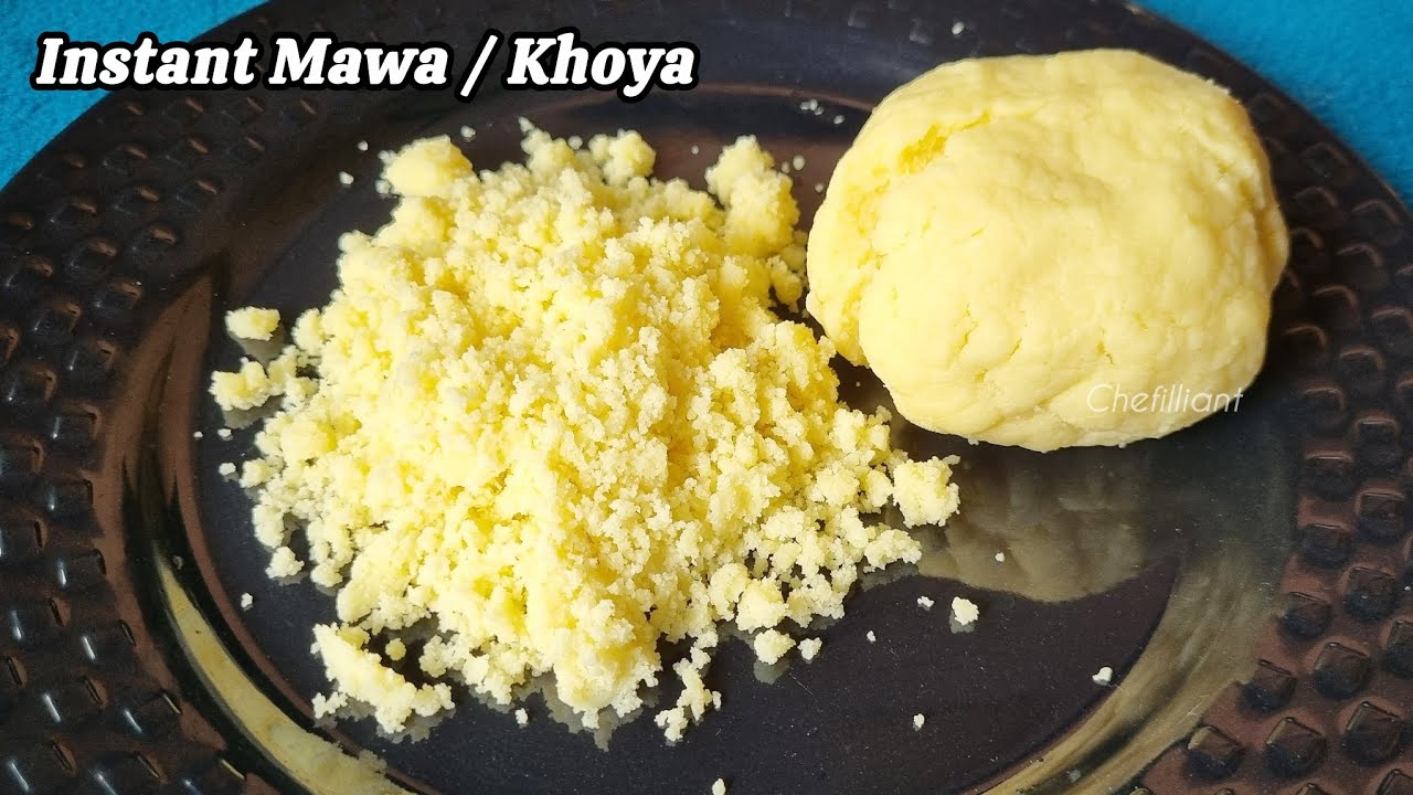 3 Ingredients Mawa Recipe | Instant Homemade Mawa Recipe | Easy Khoa or Khoya Recipe 