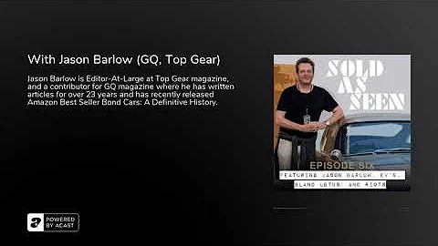 With Jason Barlow (GQ, Top Gear)
