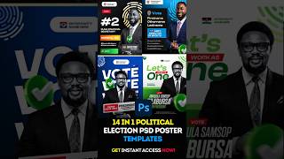14 in 1 Political Election PSD TemplateS Pack  For Designers and Printshopss