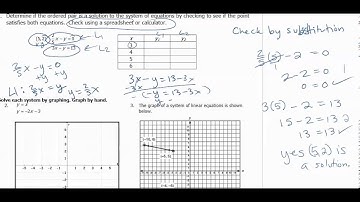 Video 8 1 Identifying Solutions Linear Systems