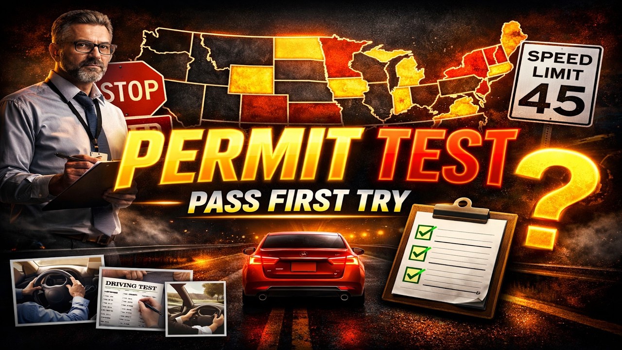 How to Pass Permit Test in your First Try || DMV Permit Test Practice ...