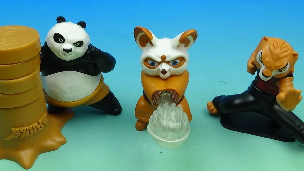 2017 KUNG FU PANDA HEROES set of 3 JOLLIBEE MOVIE COLLECTIBLES VIDEO REVIEW