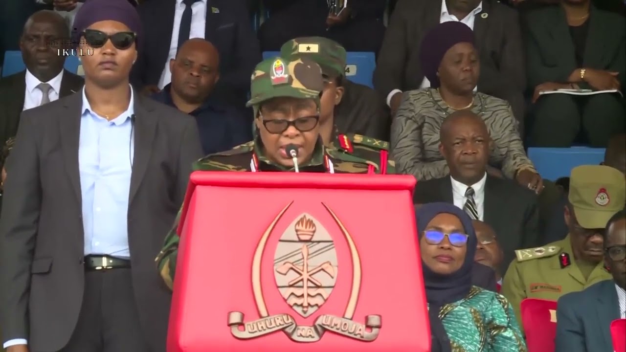 MHE. RAIS DKT. SAMIA AKISHIRIKI KILELE CHA MIAKA 60 YA JESHI LA ULINZI LA WANANCHI WA TANZANIA