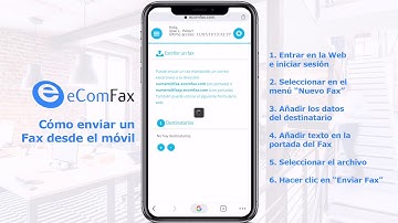Cómo enviar un fax desde el móvil con #eComfax