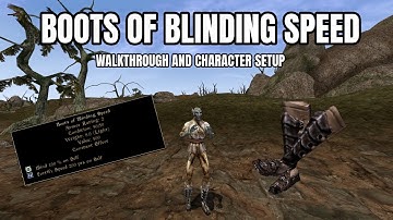 Morrowind | Boots of Blinding Speed walkthrough