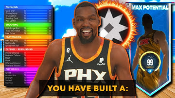 6’11 KEVIN DURANT “3PT POINT FORWARD” BUILD NBA 2K23 *HOF QUICK FIRST STEP*