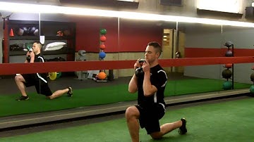 Alternating Reverse Lunge Goblet Grip