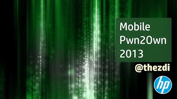 Mobile Pwn2Own 2013