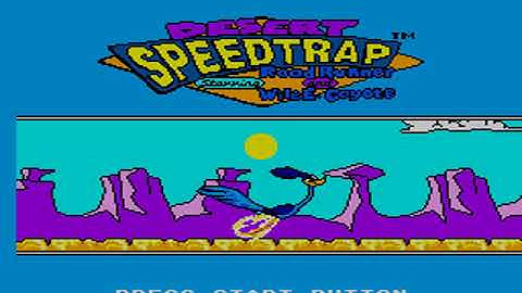 Road Runner Sega Master System intro + demo gameplay