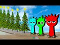 INCREDIBOX SPRUNKI Cars vs CHRISTMAS TREE