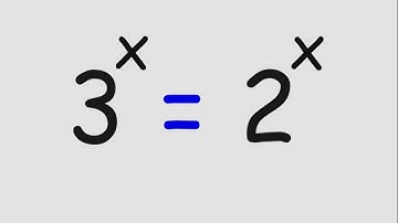 A nice Exponential - Solve for X