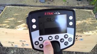 Minelab E-Trac Manual vs Auto Sensitivity