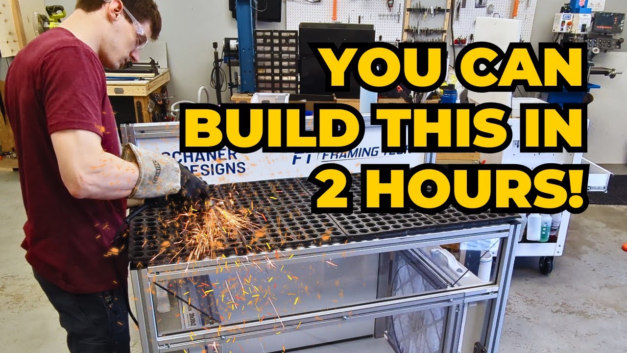 Идеальная конструкция стола с вытяжкой | Алюминиевый профиль