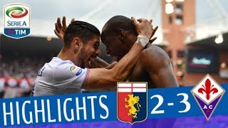 Genoa - Fiorentina 2-3 - Highlights - Giornata 36 - Serie A TIM 2017/18