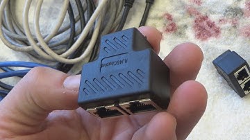 LAN Splitter RJ45 Coupler Unboxing and Test