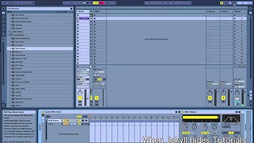 Ableton live 8 - DJ Mix trick tip on Beat repeat ( Using chains to simplify your setup )