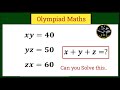 xy=40,yz=50,zx=60||A nice algebra problem||Algebra problem solving||x+y+z=?||