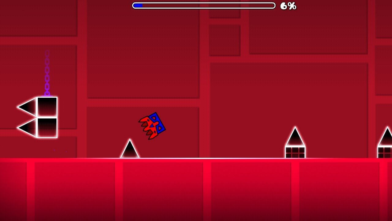 Playing Some GEOMETRY DASH!!!!! - YouTube