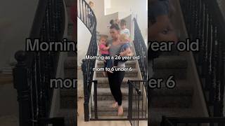 Monday morning as a mom to 6 under 6! #morningroutine #kidsmorningroutine #sahm #momtok #6under6