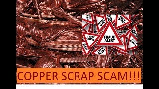 copper scrap import from china, copper scrap fraud