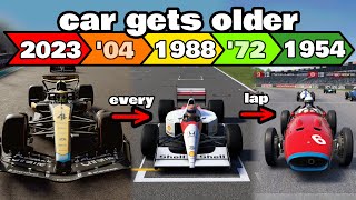F1, but the car gets older every lap