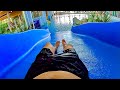 Small Blue Pool Water Slide at Donautherme Ingolstadt Germany