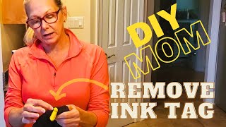 Ink Filled Security Tag Removal | DIY