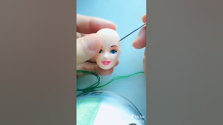 May tóc cho búp bê