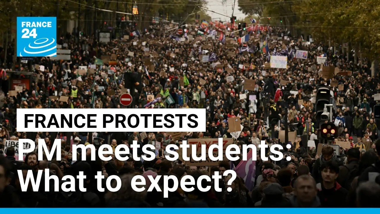 French President promises 'concrete measures' in response to French students' demands • FRANCE 24