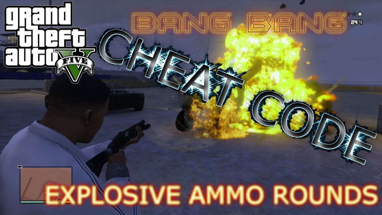 GTA 5 - EXPLOSIVE AMMO ROUNDS (BANG BANG!) - CHEAT CODE ... - 1280 x 720 jpeg 151kB