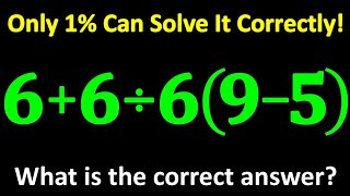 99% of People Get This Tricky Math Question WRONG! Are You Smarter? 🧠😎