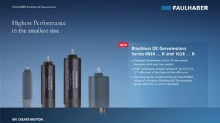 Brushless DC-Motors / Series 0824 ... B and 1028 ... B