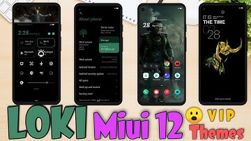 MIUI 12 LOKI Darkmode Theme For Any Redmi & Poco Device || Miui 12 Customization Of This Month