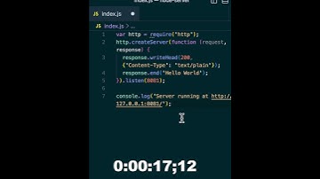 How to Create a NodeJS HTTP Server in Under 40 Seconds