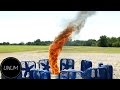 The Slow Mo Guys на Русском (Выпуск # 44) - Огненный торнадо (4К)