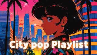 1980s Japanese city pop playlist on a summer night in a gorgeous beach city