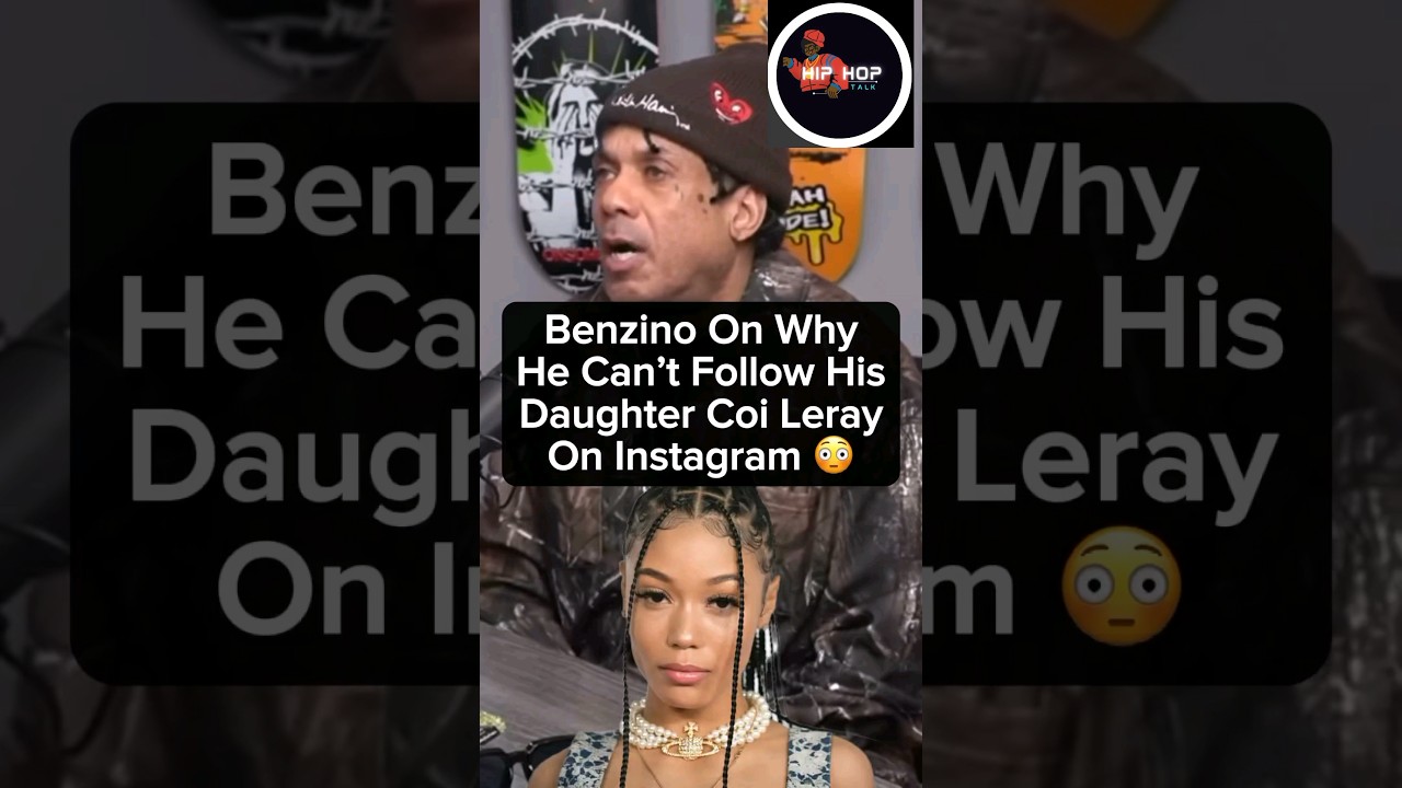 Benzino on why he cant follow his daughter coi leray on instagram 👀?#coileray #nojumper #podcast