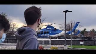 Hershey Medical Helicopter start-up and take-off