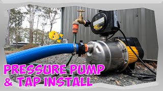 EP33 | Shed Build | Pressure pump for the tank | Davey HS6008T