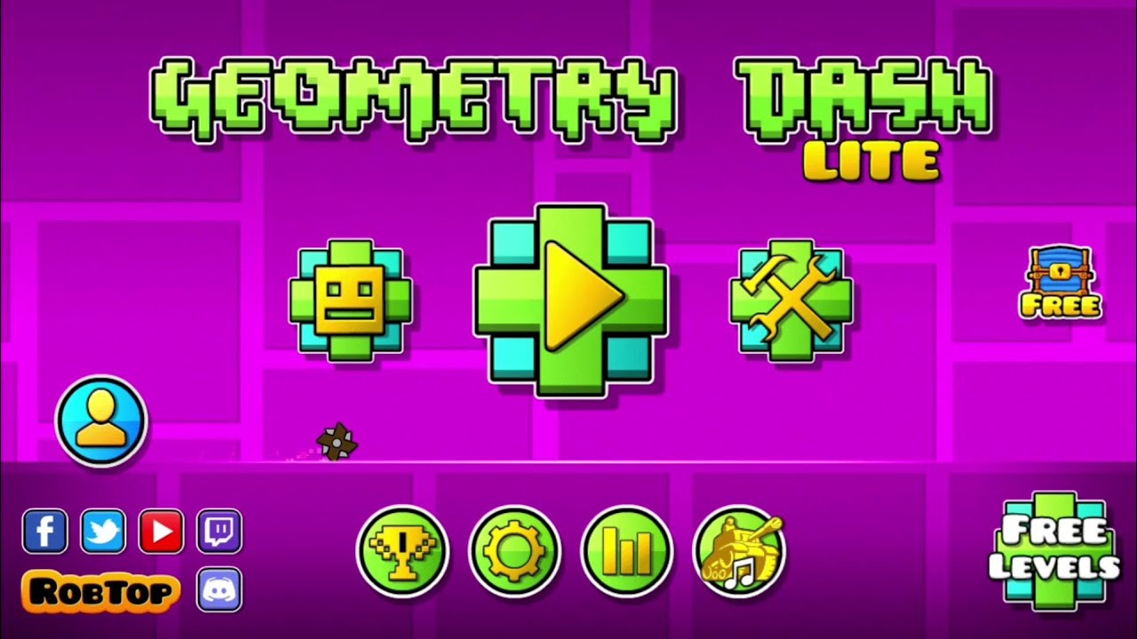Geometry dash lite 2.2 Editor unlocked - YouTube