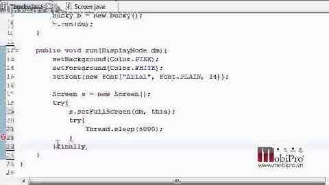 Java Game Development   5   Creating a Full Screen Display360p H 264 AAC new