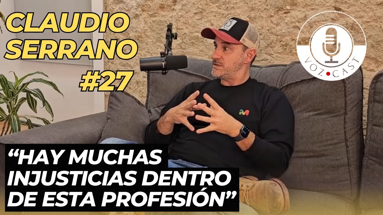 VozCast #27 Claudio Serrano | Actor de doblaje, locutor, doblaje de videojuegos, Batman, Days Gone.