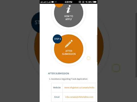 How to check status of your application on VFS CANADA easily