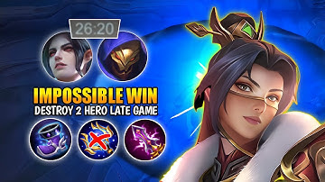 COBA BUILD INI !! DAMAGENYA MELEBIHI 2 HERO LATE GAME !! LUO YI TOP 1 GLOBAL